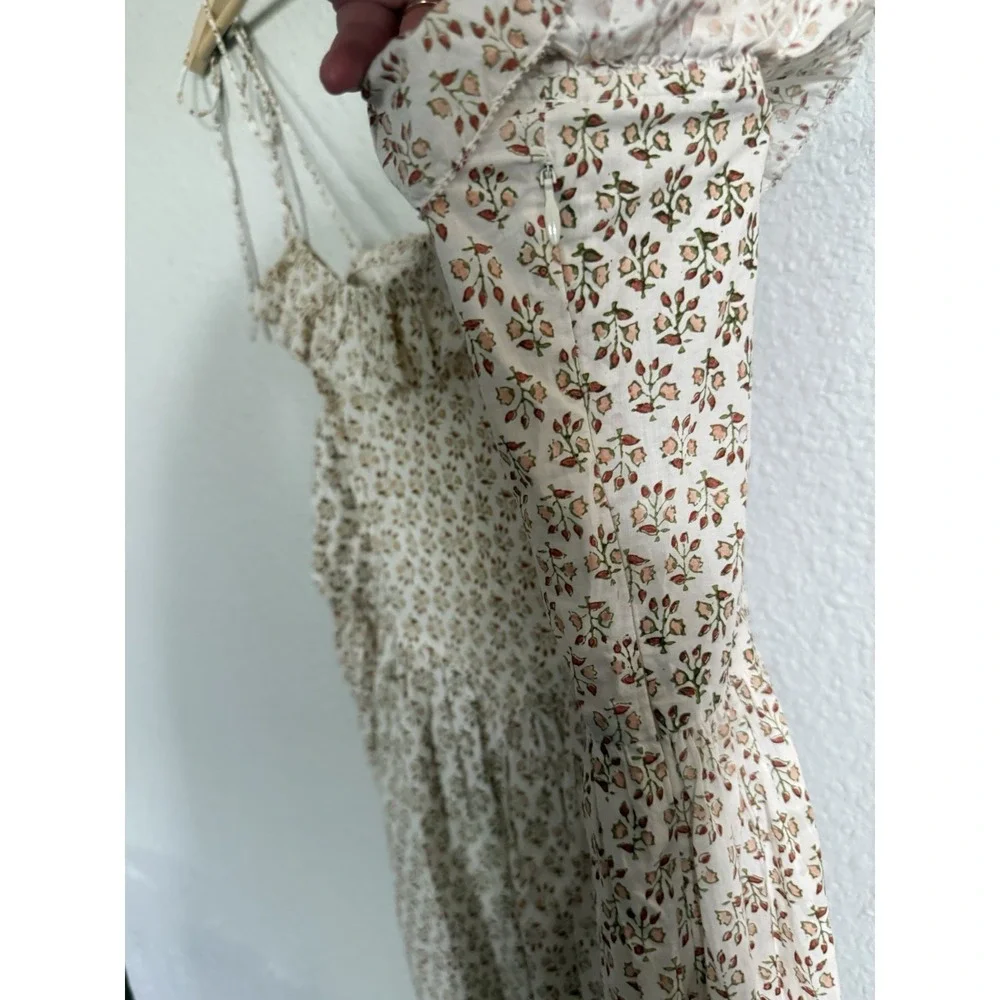 NEW DOEN Wendelin Dress Floral, Size XXL NWT . Strappy, Midi, Derby, Elderberrry